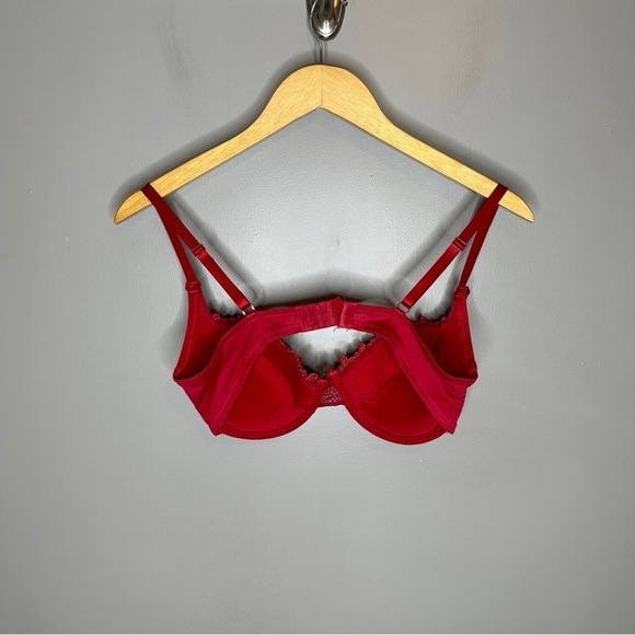Vintage Rene Role red floral lace bra - Picture 10 of 10
